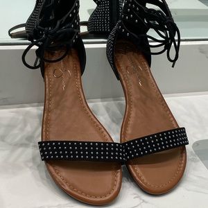 Jessica Simpson black sandals